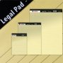 Желтые блокноты INDINOTES Legal Pad — от А4 до А6