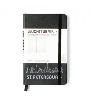 Leuchtturm1917 Pocket Notebook Black St.Petersburg Edition