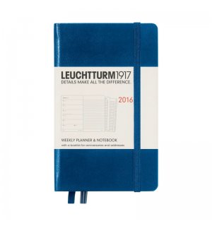 Leuchtturm1917 Еженедельник-блокнот на 2016 год, неделя на странице (Распродажа) Pocket