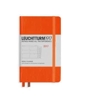 Leuchtturm1917 Еженедельник на 2017 год, неделя на развороте Pocket