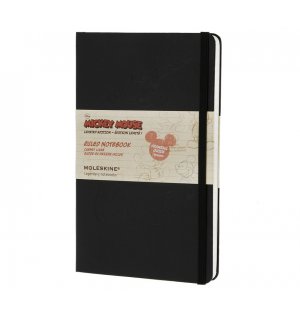 Записная книжка Moleskine Mickey Mouse, Large, чёрный