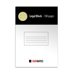INDINOTES Legal Block A4