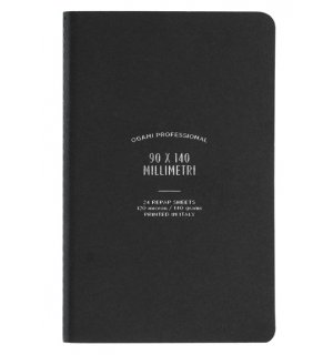 Ogami Professional Small Black Softcover