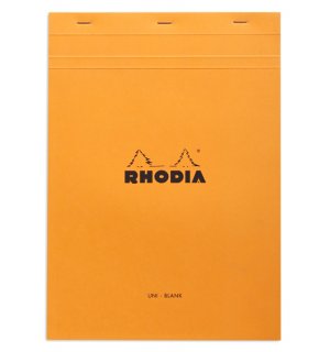Rhodia Orange Blank Pad №18 A4