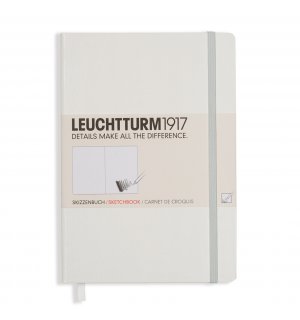 Leuchtturm1917 Medium Sketchbook White