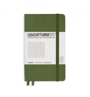 Leuchtturm1917 Pocket Notebook Army (хаки)