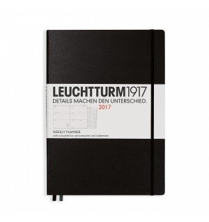 Leuchtturm1917 Еженедельник на 2017 год, неделя на развороте Master