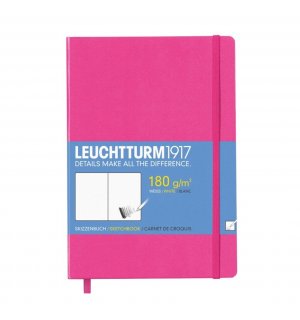 Leuchtturm1917 Medium Sketchbook New Pink (фламинго)