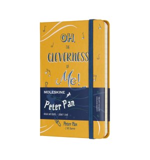 Записная книжка Moleskine Peter Pan (в линейку), Pocket, желтая