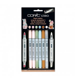 Copic Ciao Набор маркеров Scrap & Stamp 1 (x6) 