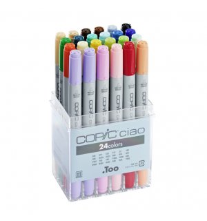 Copic Ciao Набор маркеров 24 цвета (x24)