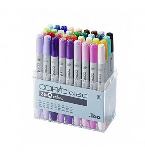 Copic Ciao Набор маркеров 36 цветов A (x36)