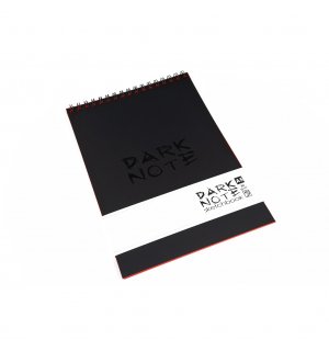 Dark Note Black Блокнот-скетчбук (c красными листами) A5