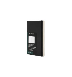 Еженедельник Moleskine Classic Soft (2016), Large, черный