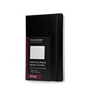 Ежедневник Moleskine Classic Soft (2014), Large, черный