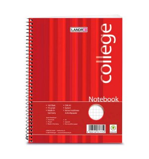 Тетрадь на спирали Landre College Notebook А5