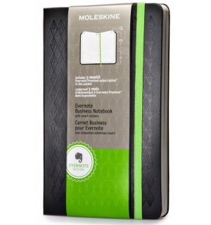 Записная книжка Moleskine Evernote Business, Large, чёрная