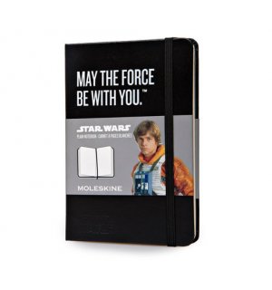 Moleskine Star Wars Limited Edition, записная книжка, нелинованная, Pocket, чёрная