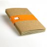 Записная книжка Moleskine Cahier (в линейку, 3 шт.), Large, бежевая