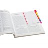 BRAUBERG Блоки-разделители самоклеящиеся, линованные, 148х98 мм, 6 цветов х 10 листов, пластиковая книжка