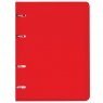 BRAUBERG Тетрадь на кольцах, 80 л., А5, 160х205 мм, клетка, обложка пластик, Красный 