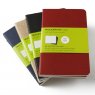 Записная книжка Moleskine Cahier (нелинованная, 3 шт.), Pocket, бежевая