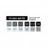 Copic Classic Набор маркеров 12 CG холодные серые цвета (x12)