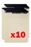 INDINOTES Legal Pad A4 (x10)