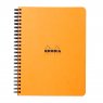 Rhodia Classic оранжевая тетрадь на спирали (в клетку)  A5