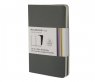 Записная книжка Moleskine Volant (нелинованная, 2 шт.), Large, серая