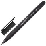BRAUBERG "Carbon" Ручка капиллярная (линер) (0,4 мм, черные чернила)