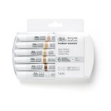 Winsor & Newton Pigment Marker Набор маркеров 6 оттенки кожи (x6) 