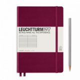 Leuchtturm1917 Medium Notebook Port Red (винный) 