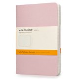 Записная книжка Moleskine Cahier (в линейку, 3 шт.), Pocket, пастельный набор