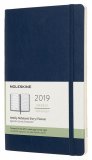 Moleskine Еженедельник Classic Soft WKNT (2019), Large, синий сапфир (уцененный товар)
