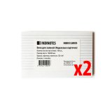INDINOTES Индексные карточки Index Cards в линейку x2 A6