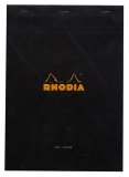 Rhodia Black Blank Pad №19 A4