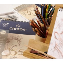 Canson 1557 — альбом для графики и каллиграфии A3