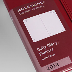 Ежедневник Moleskine Classic (2012), Extra Small, темно-красный