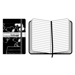 Записная книжка Moleskine Peanuts в линейку (черная)