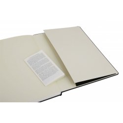 Записная книжка Moleskine Folio (в клетку), A4, черная