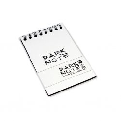 Dark Note White Блокнот-скетчбук на спирали (с черными листами) A7