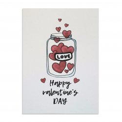 All Write Открытка почтовая Love-Happy Valentine's Day, A6