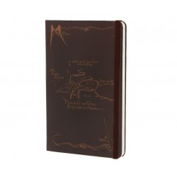 Записная книжка Moleskine Hobbit (в линейку), Large, бургунди