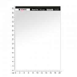 INDINOTES Blank Pad - нелинованный блокнот для каллиграфии и перьевых ручек А4
