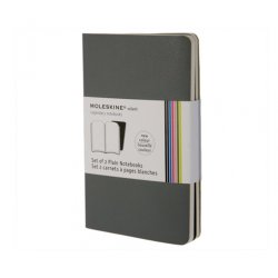 Записная книжка Moleskine Volant (нелинованная, 2 шт.), Pocket, серая