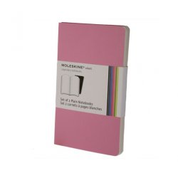 Записная книжка Moleskine Volant (нелинованная, 2 шт.), XSmall, розовая